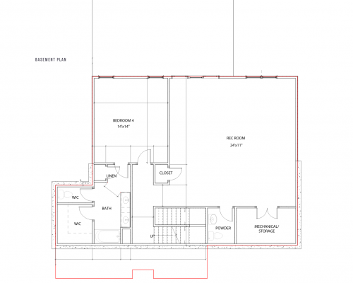 Monarch Basement Floor Plan