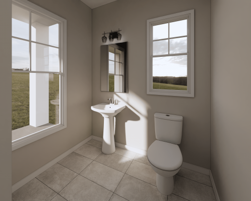 Mayberry powder room